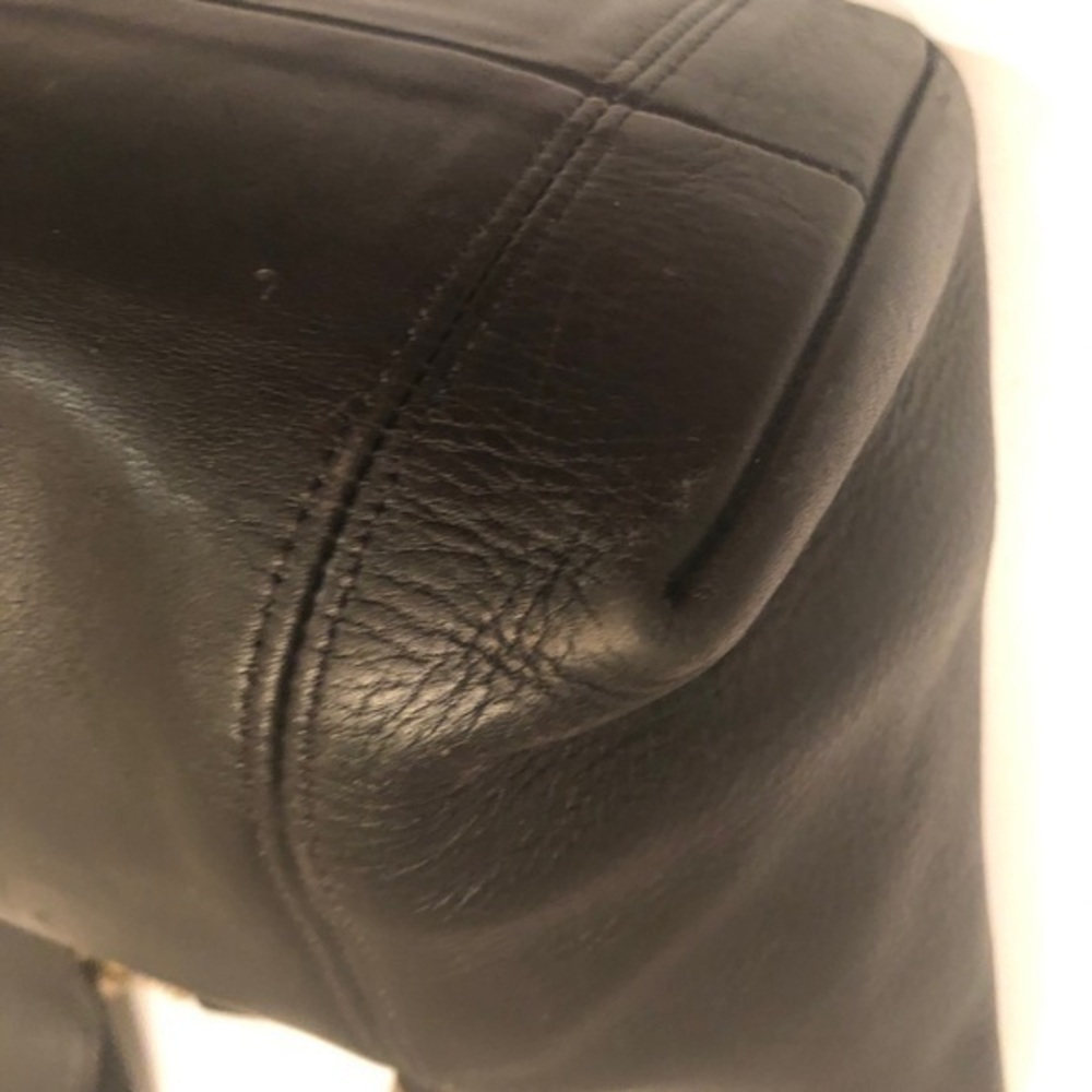 Coach vintage black leather tote waverly 4134 - Picture 8 of 16